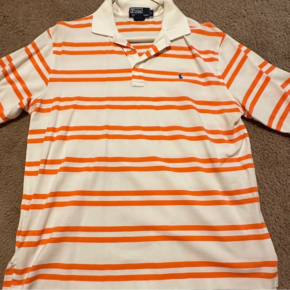 ‼️MENS SIZE L POLO 1/4 BUTTON GOLF FIT WORN 2 TIMES‼️